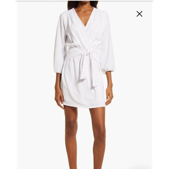 Fraiche by J Long sleeve Tie Front Dress size medium - Picture 1 of 6